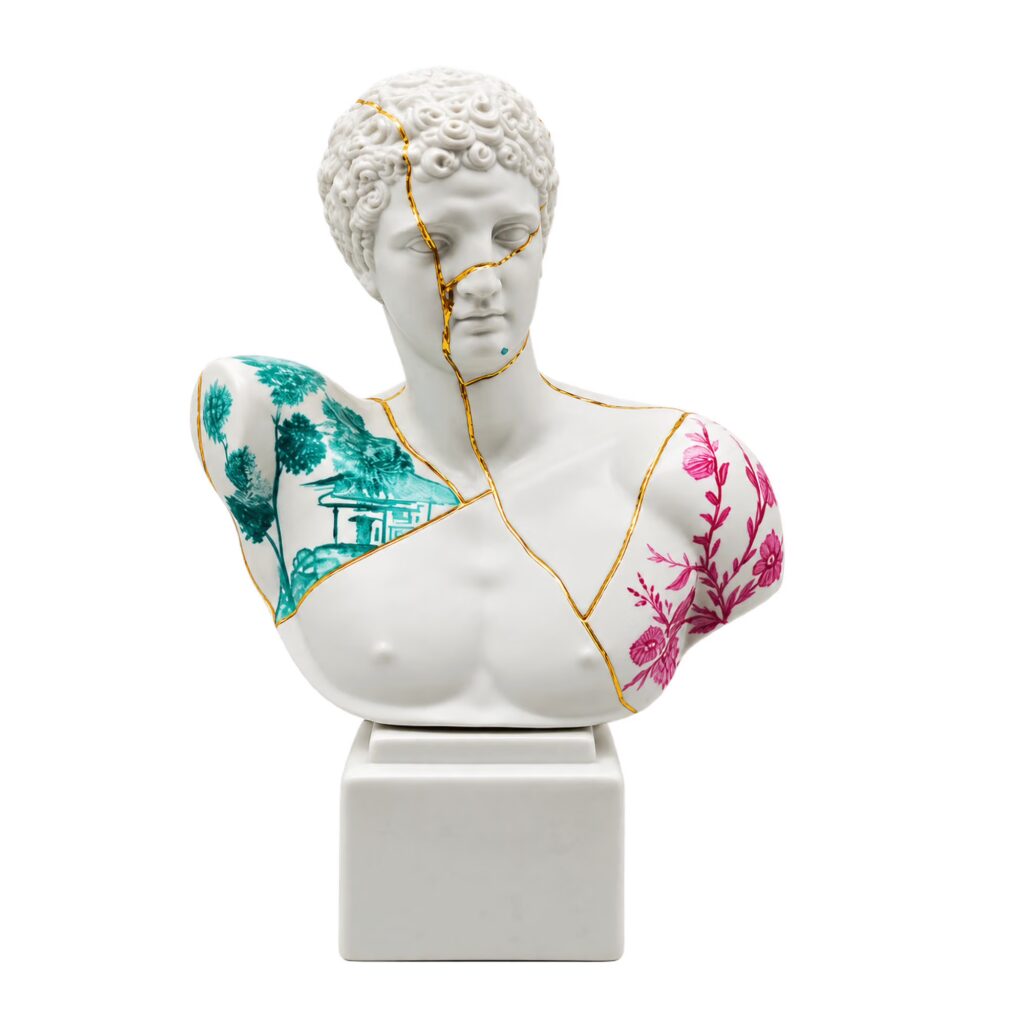 Cos'è la Porcellana di Capodimonte? Lusso dal 18° secolo 4 Busto in Porcellana di Capodimonte Decorato a Mano – BST-507