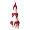 Straordinario albero in porcellana con corni rossi decorativo - H 62 cm